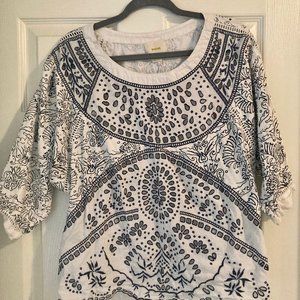 Maeve Cotton Embroidered Top